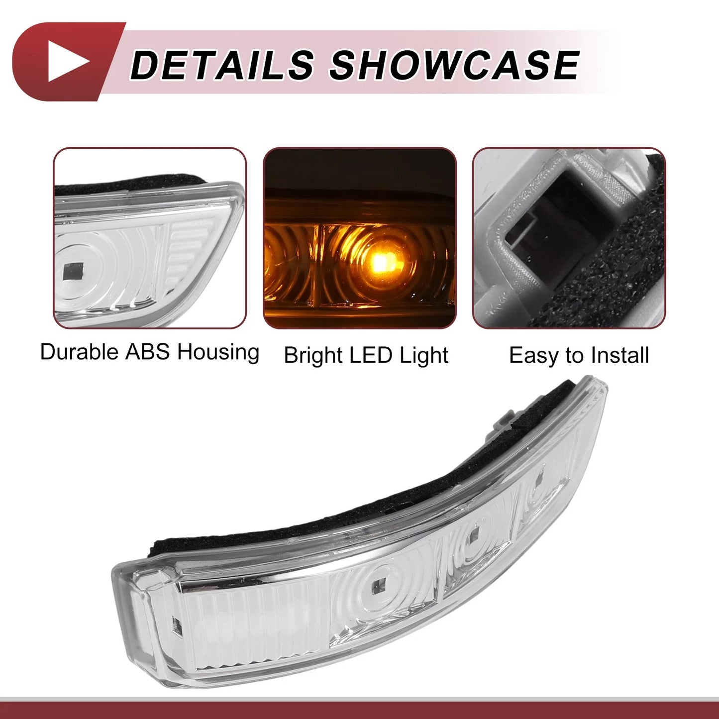 Front Left LED Turn Signal Light for Kia Sorento (2011-2015)