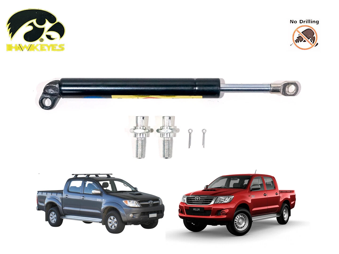 Rear Tailgate Gas Shock Strut for Toyota Hilux MK6 MK7 Vigo (2005-2014)