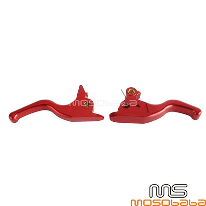 Red Hand Brake Clutch Levers for Harley Tri-Glide CVO/SE FLHTCUTG (2009-2023)