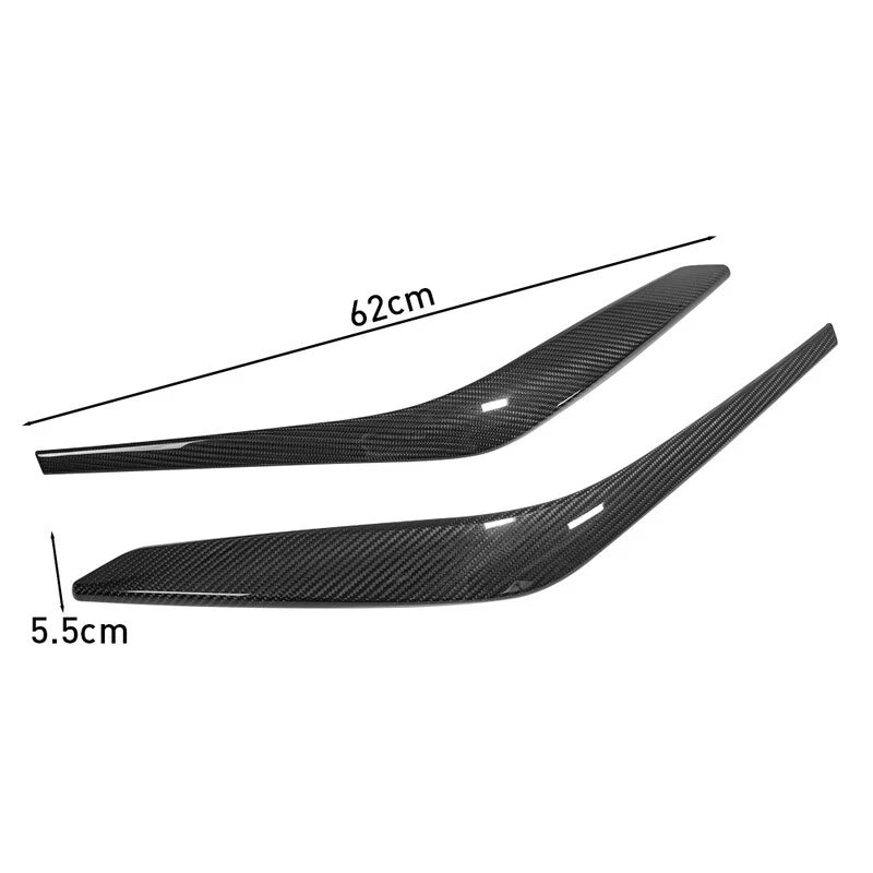 DRY Carbon Inner Front Door Panel Handle Strip Trim For Toyota GR Corolla 23-25