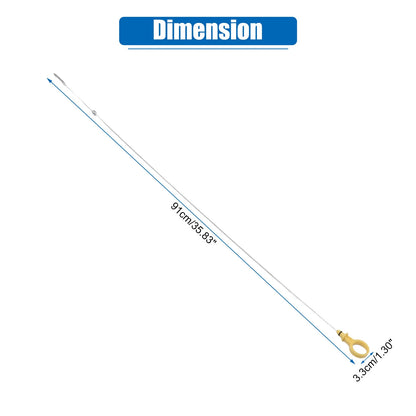 Engine Oil Level Indicator Dipstick for Chevrolet Silverado 2500 Yellow