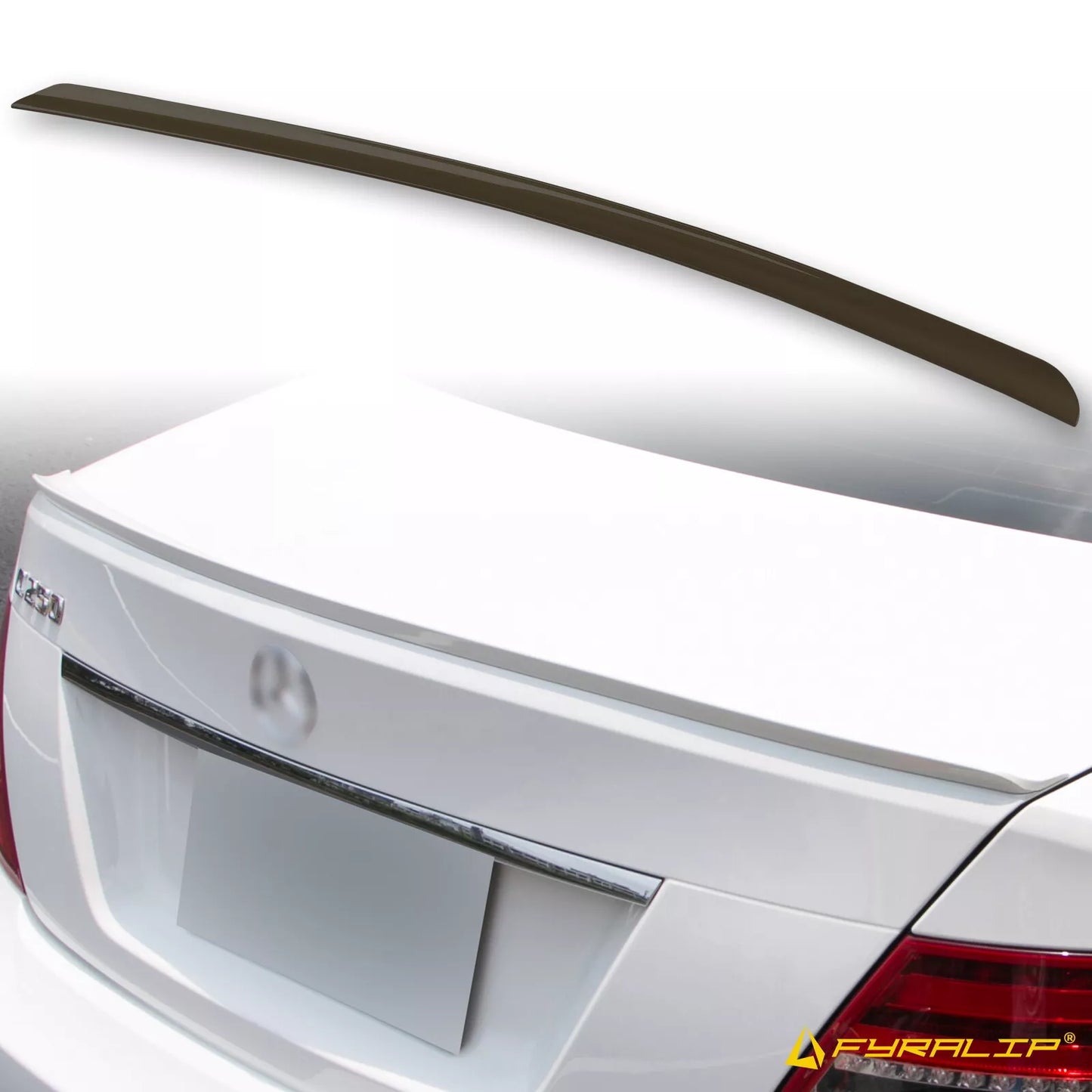 183 Black Boot Lip Spoiler for Mercedes-Benz W204 (2007-2014)
