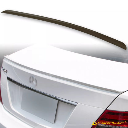 183 Black Boot Lip Spoiler for Mercedes-Benz W204 (2007-2014)
