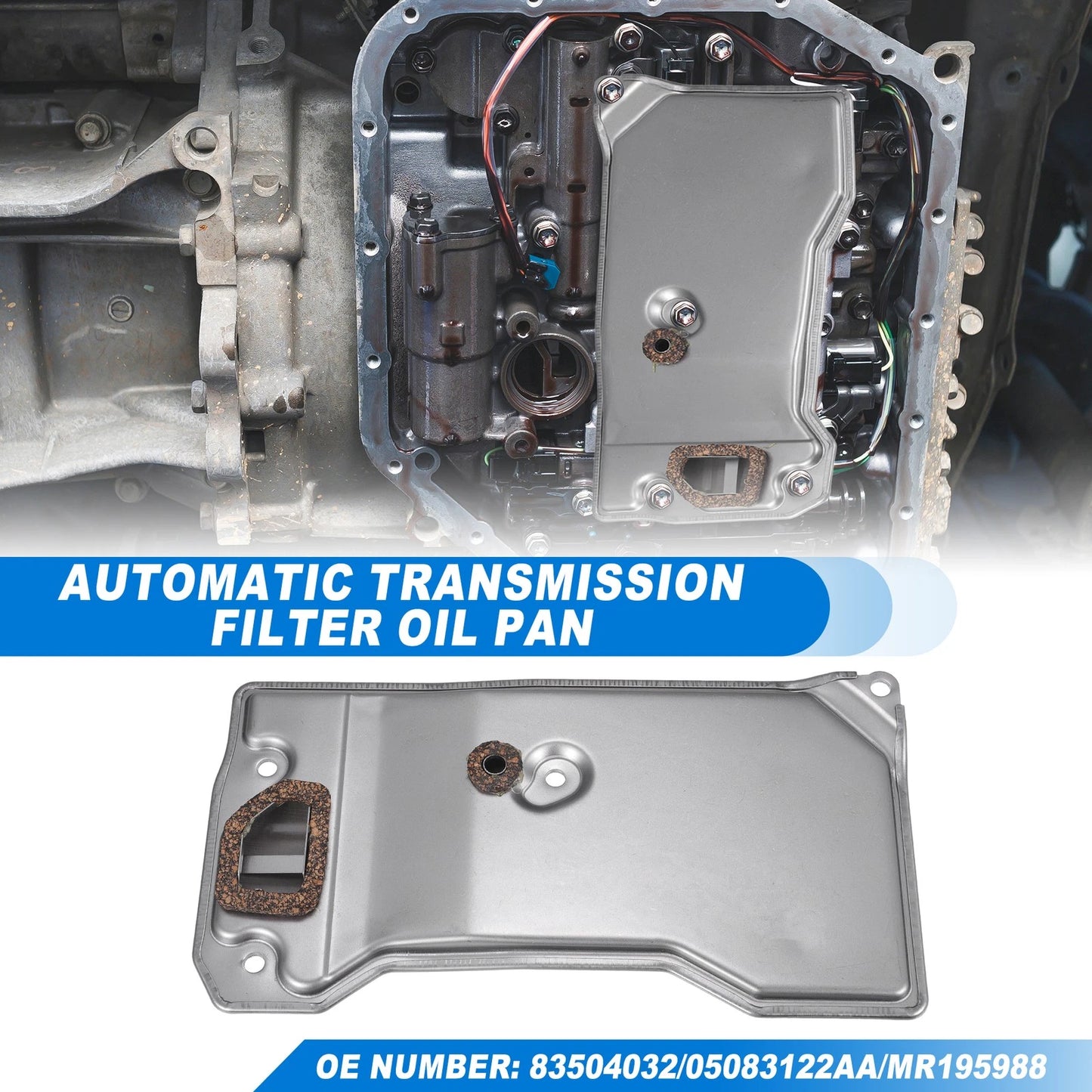 A340E/F Transmission Fluid Filter & Oil Pan for Jeep (2001)