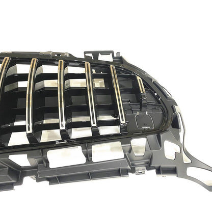 Bumper Grille Body Kit Silver for Mercedes Benz C190 R190 GT GTS (2015-2016)