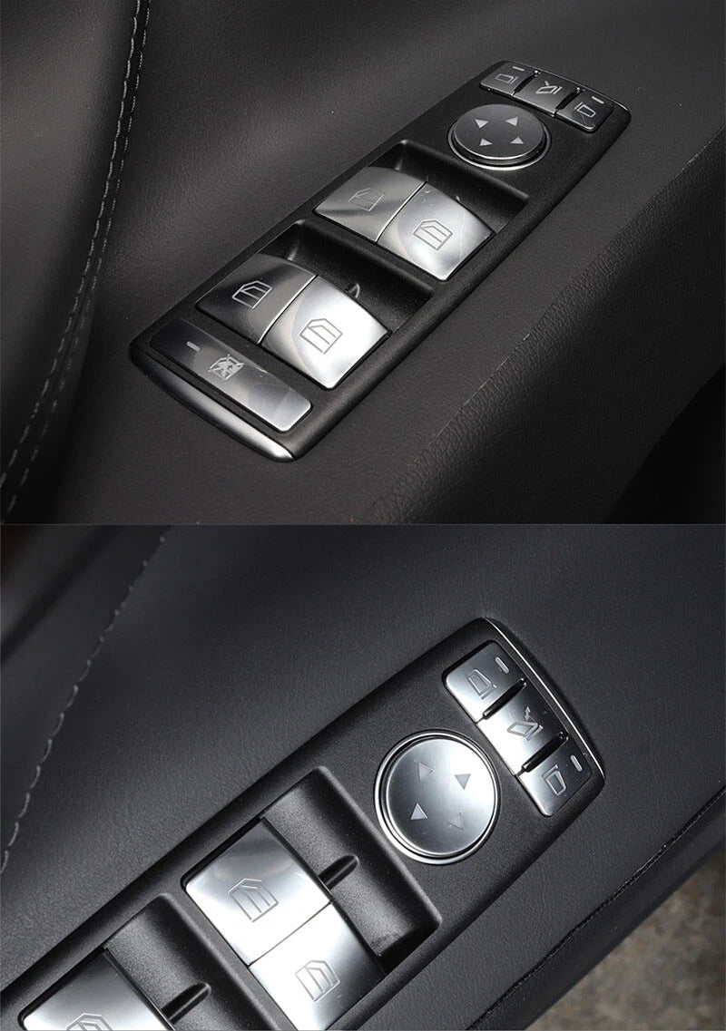14pcs Window Switch Buttons Surround Cover Trim Sticker fit for Tesla Model X
