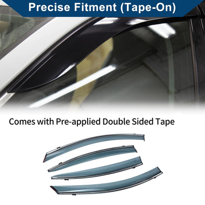 Window Deflectors for Mazda 3 Sedan 2019-2024 Side Vent Visors 1 Set