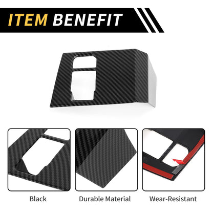 Carbon Fiber Electronic Handbrake Frame Cover for Toyota Tundra (2022-2024)