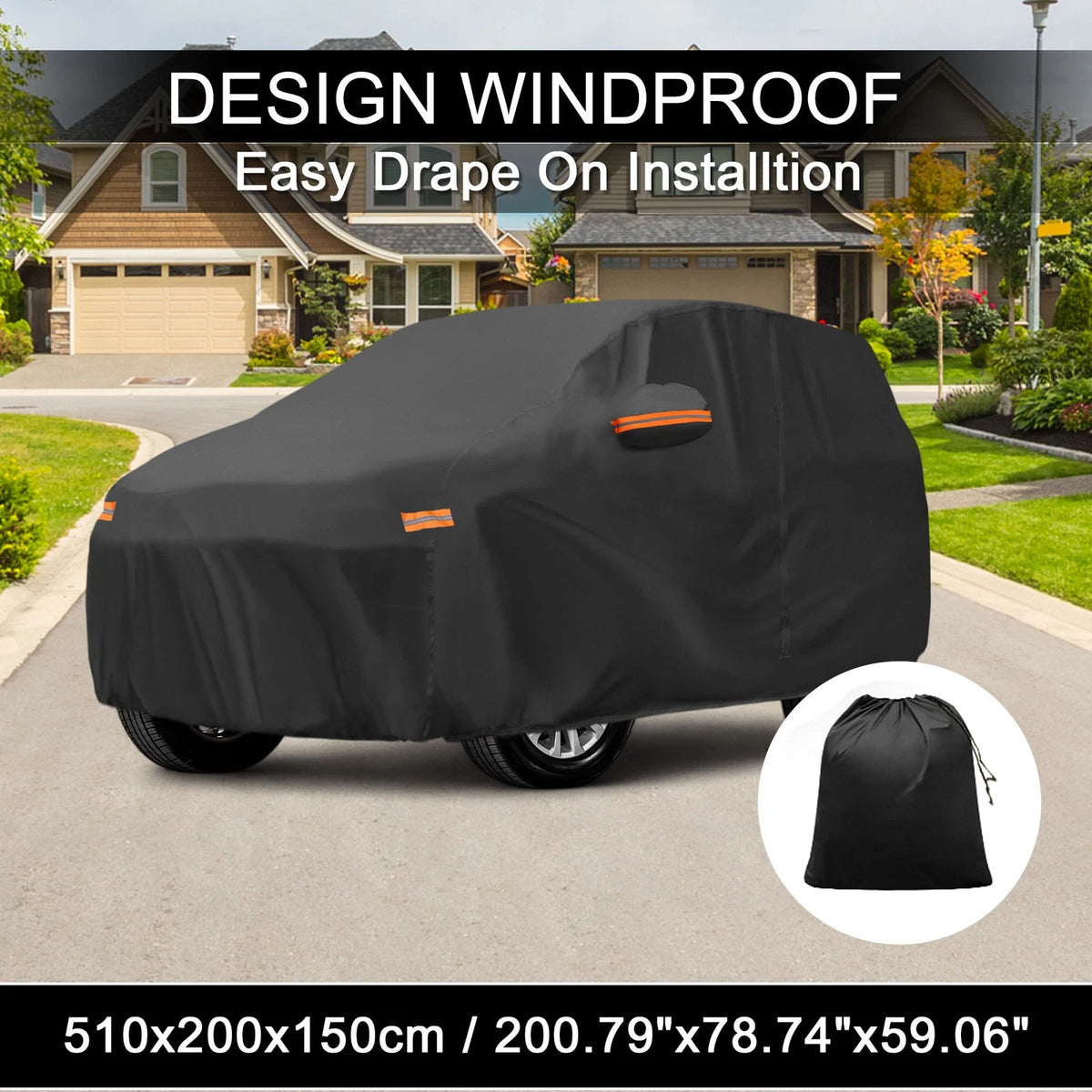 Waterproof 210D-PU Car Cover for Mazda CX-9 (2007-2023)