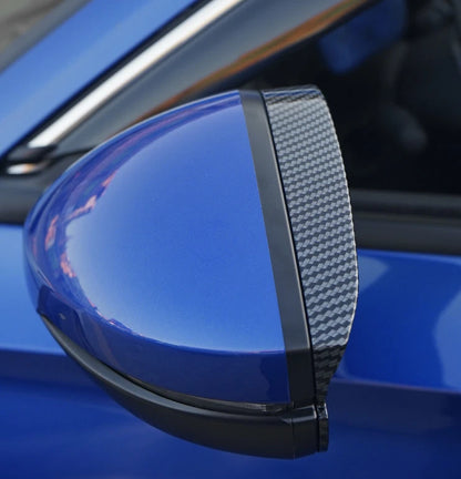 Side Mirror Frame Rain Guard Carbon Fiber Cover Trim for Honda Civic (2022-2023)