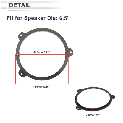 Tweeter Speaker Spacer Rings for BMW 3 E46 (2002-2006)