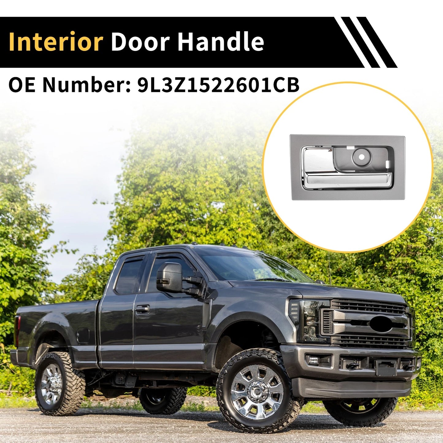 Front Left Interior Door Handle for Ford F-150 (2009-2014)