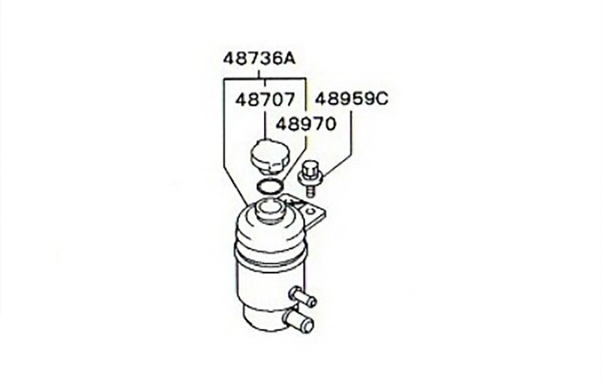 Power Steering Pump Reservoir for Mitsubishi Lancer EX GST (2009-2015)
