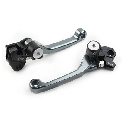 Grey Brake Clutch Levers for Suzuki RMZ450 (2005-2022)
