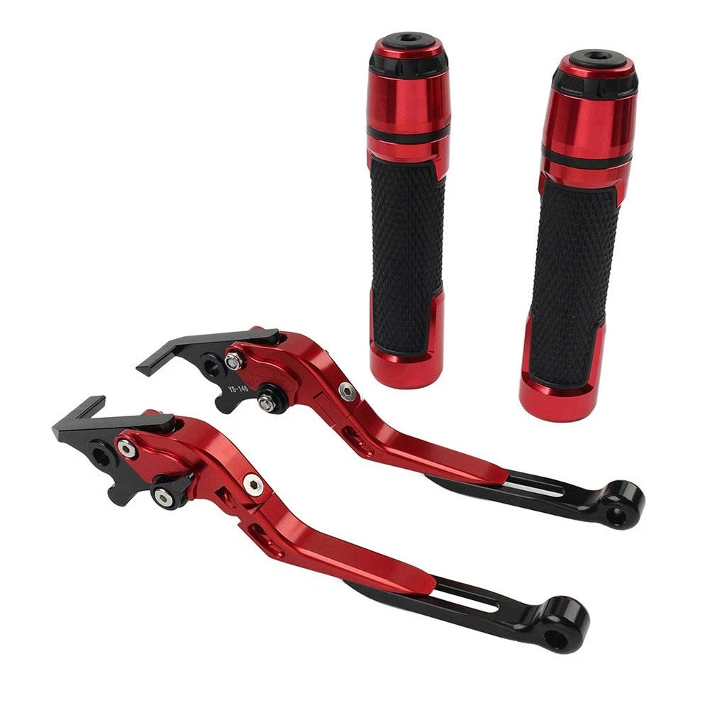 Folding Extendable Brake Clutch Lever Grip Set for Honda Forza 300 (2018-2023)