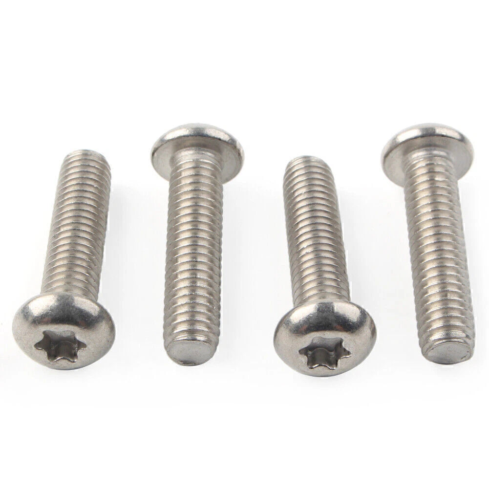 Steel Chrome Triple Clamp Yoke Bolt Screw Kit for Harley Touring Dyna