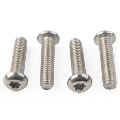 Steel Chrome Triple Clamp Yoke Bolt Screw Kit for Harley Touring Dyna