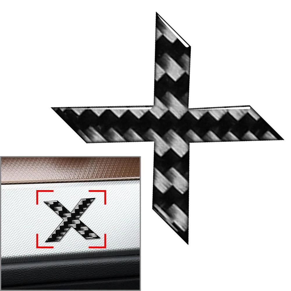 Window Door Wall Car Badge Emblem Alphabet Letter Decals Stickers x2 for Make & Model