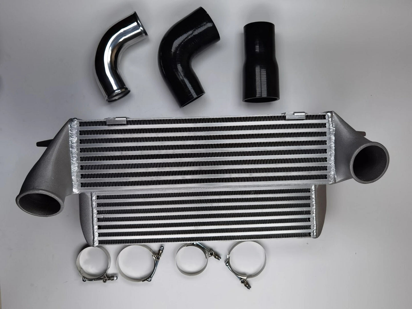 Turbo 7.5'' Stepped Aluminum Intercooler Silicone Piping for BMW 135i 335i (2007-2013)
