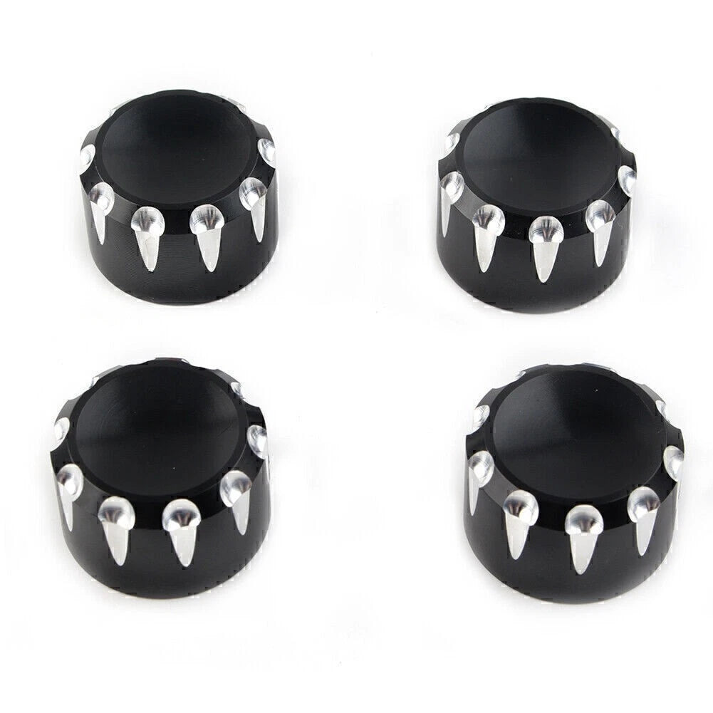 4 x Black Engine Screw Topper Cover Head Bolt Caps for Harley 883