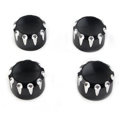 4 x Black Engine Screw Topper Cover Head Bolt Caps for Harley 883