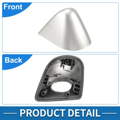 Washer Nozzle Cover Cap for BMW X5 (2000-2006) - Front Right Side, Silver Tone