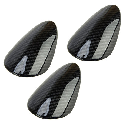 3 x Carbon Fiber Interior Gauge Pad Cover Trim for Nissan 370Z (2009-2020)
