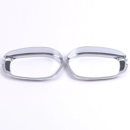 Side Mirror Frame Rain Guard Chrome ABS Cover Trim for Honda Civic (2022-2023)