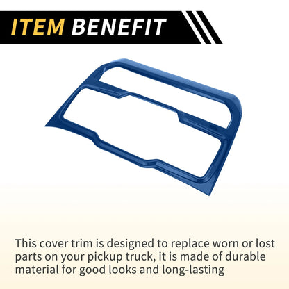 Dashboard Control Panel Cover for Jeep Wrangler JL JLU (2018-2024) Blue