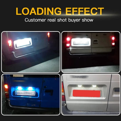 Lamp / 6000K White LED / License Plate Light for Ford Transit Connect MK6 MK7