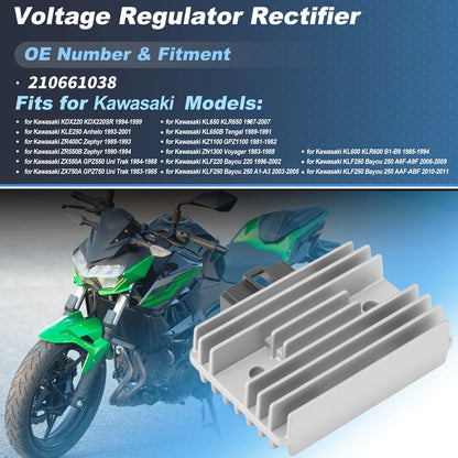 Voltage Regulator Rectifier for Kawasaki KLF220 Bayou 220 (1996–2002)