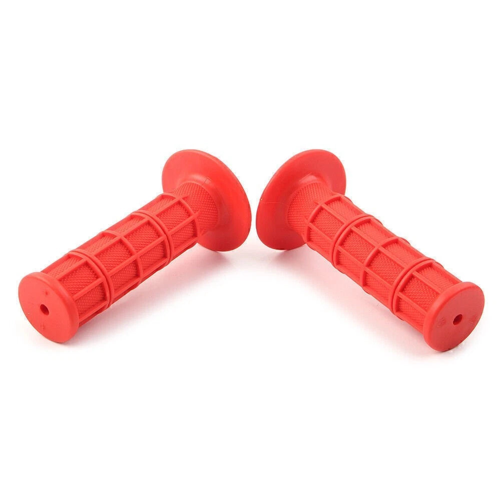 7/8" & 1" Pro Hand Grips for ATV MX Dirt Bike Enduro - RED