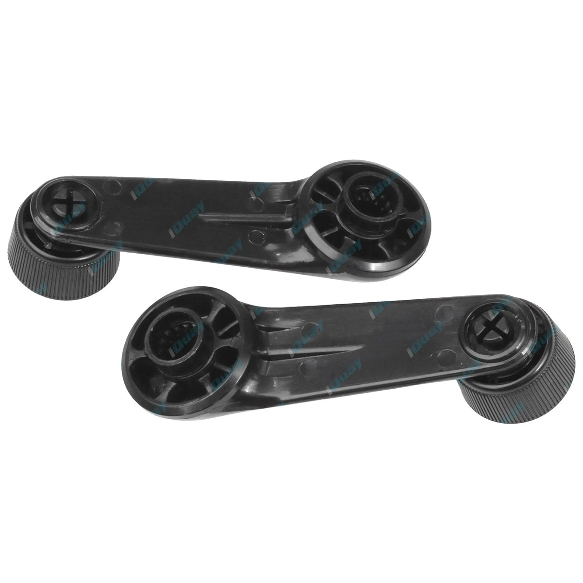 Front or Rear Black Window Crank Handles Pair for Hilux LN65 YN65 YN67 83~88