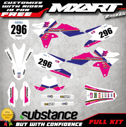 Graphics Kit for Yamaha YZF 250 (2014-2018) - BERM STYLE Stickers