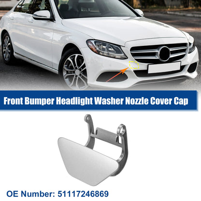 Front Left Headlight Washer Nozzle Cover for BMW 535i (2011-2013)