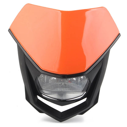 Universal Headlight Lamp for Supermoto & Dirt Bikes - Orange (No Year)