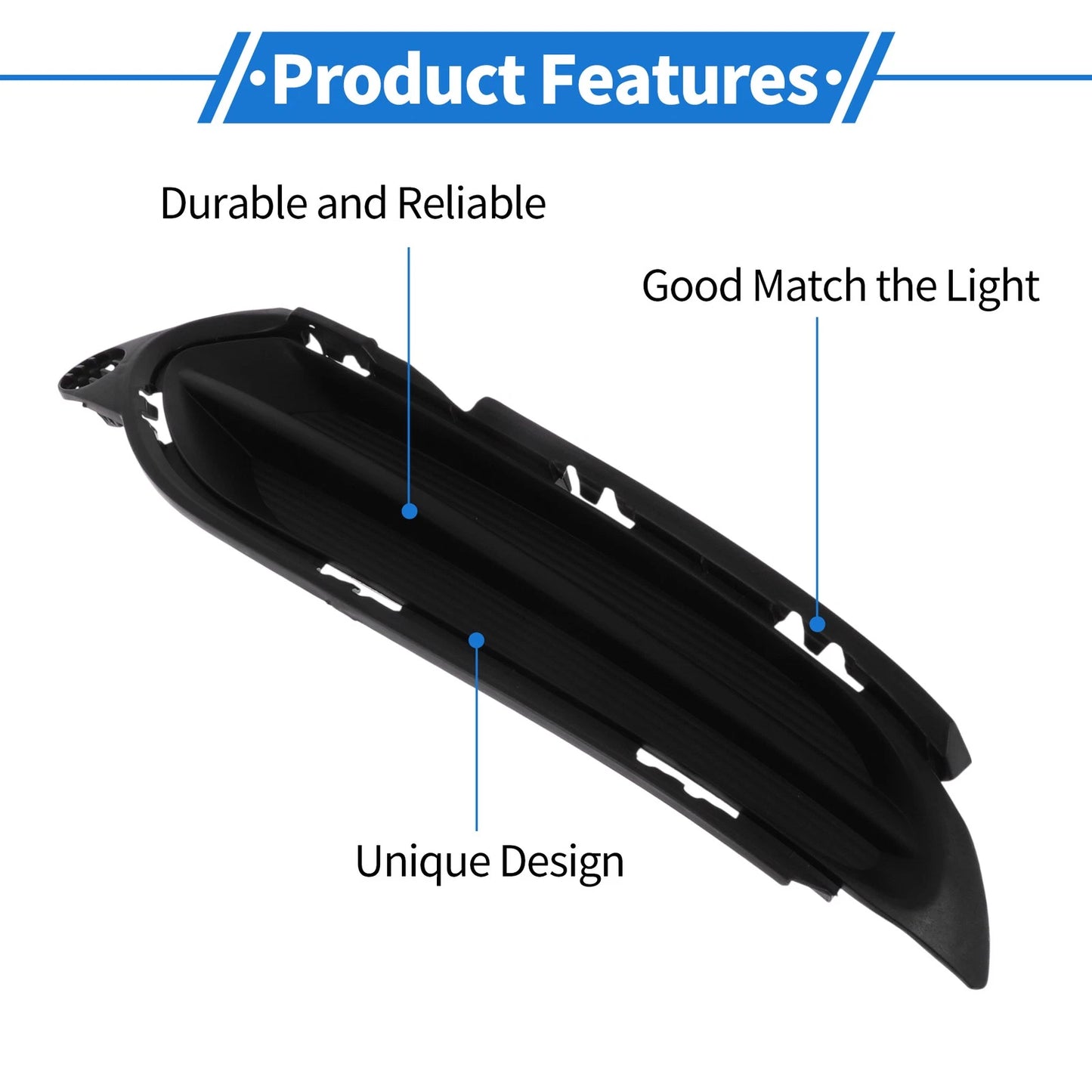 Front Left Fog Light Grill for Honda HR-V (2016-2018)