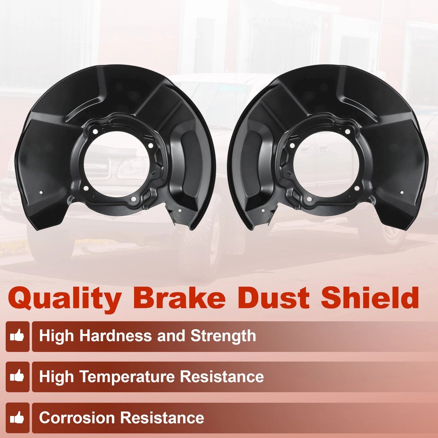 Front Left Right Brake Dust Shield for Toyota Tundra Sequoia (2004–2006)