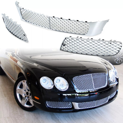 Front Bumper Lower Mesh Grille for Bentley Continental Flying Spur (2005-2009)