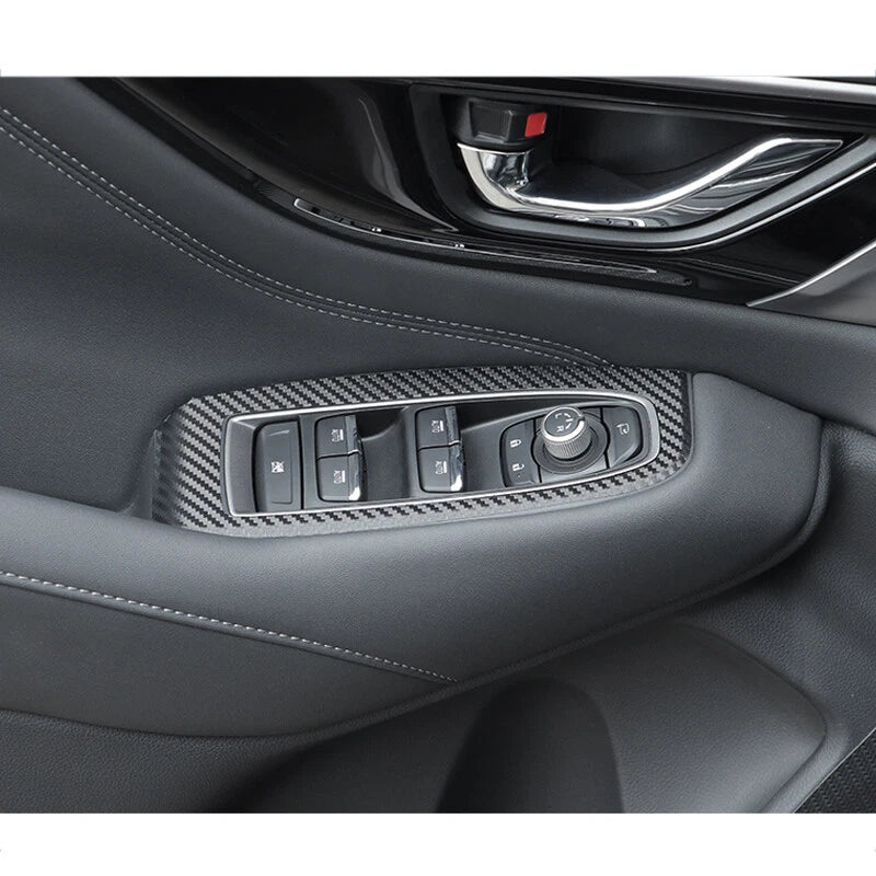 4 x Window Lift Switch Panel Cover Trim for Subaru Outback (2020-2022)