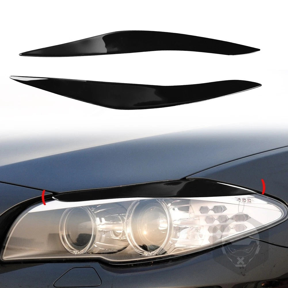 Headlight Trim Eyelid Eyebrow Trim for BMW 5 Series F10/F11 (2010–2017)