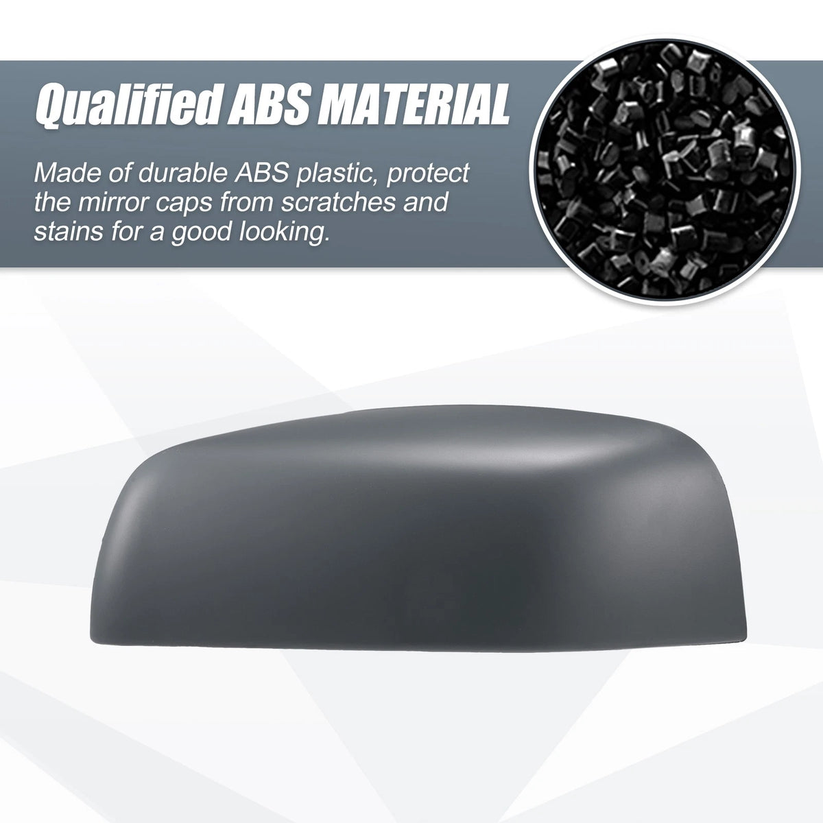 Gray Rearview Mirror Cover Cap for Land Rover Range Rover Sport Discovery
