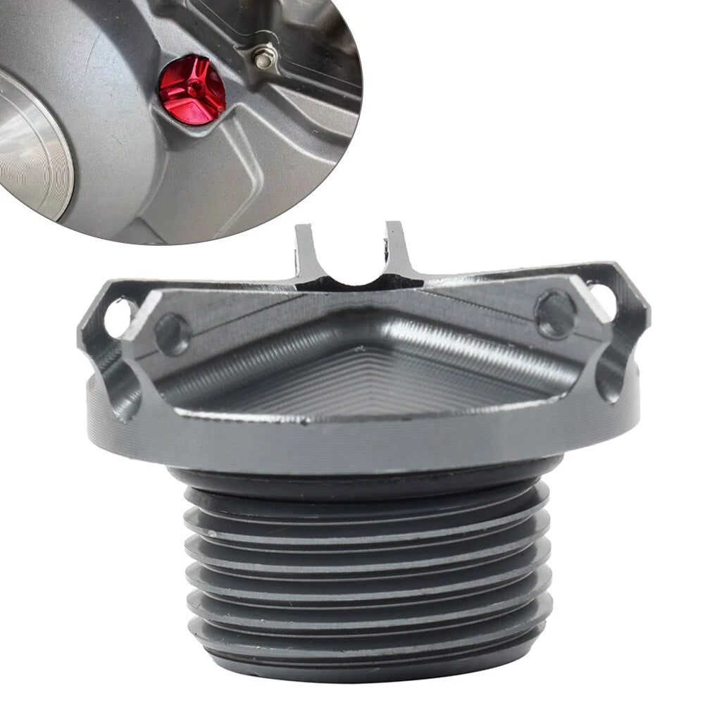 Grey Engine Oil Filler Cap Cover for BENELLI TRK 502, Leoncino 500 (2017-2023)