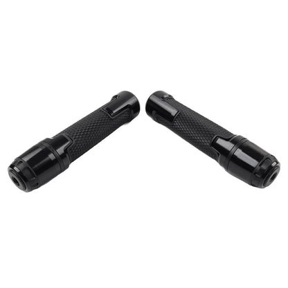 22MM 7/8" Black Motorcycle Handlebar Grips & Bar Ends for Harley, Honda