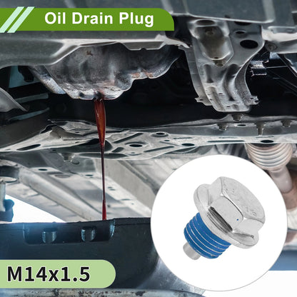 Oil Drain Plug M14x1.5 2 x for Car Motorcycle