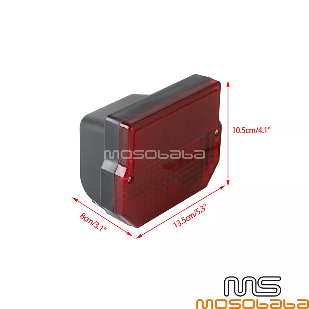 LED Taillight License Plate Light for Suzuki MZ ETZ 150 250 TS125 250 (1980-1990)