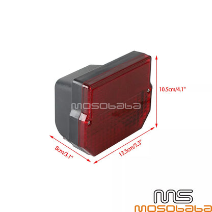 LED Taillight License Plate Light for Suzuki MZ ETZ 150 250 TS125 250 (1980-1990)