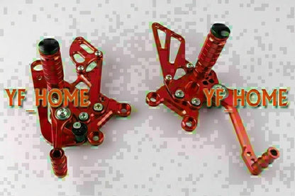 Rear Set Foot Pegs for Aprilia RSV4 2009-2014 - Red ()