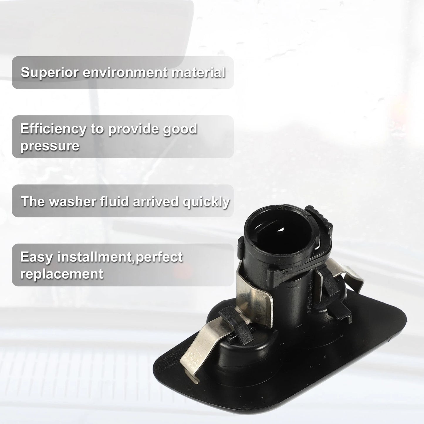 Front Left Right Headlight Washer Nozzles for BMW 525i (2001-2003)