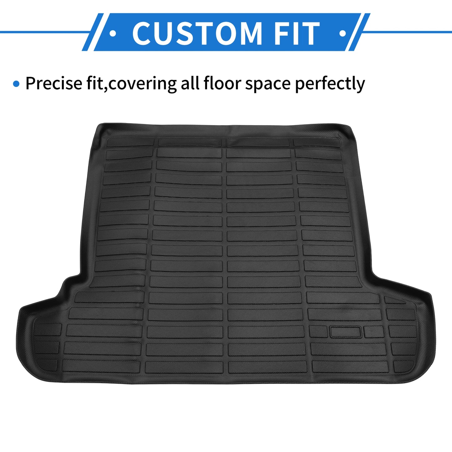Cargo Liner Rear Trunk Mat for Toyota 4Runner 2003-2009 Long Stripe Pattern